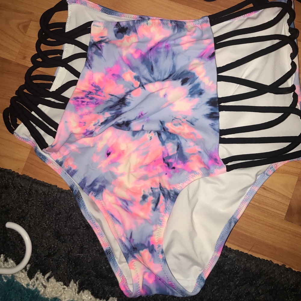 PINK Victoria's Secret high wasted bikini bottoms